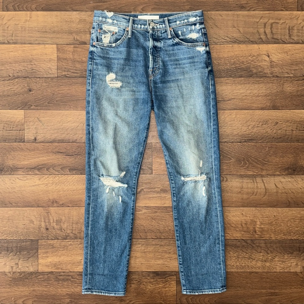 Mother Superior Size 25 The Trickster Ankle In On Holy Ground Distressed Jeans